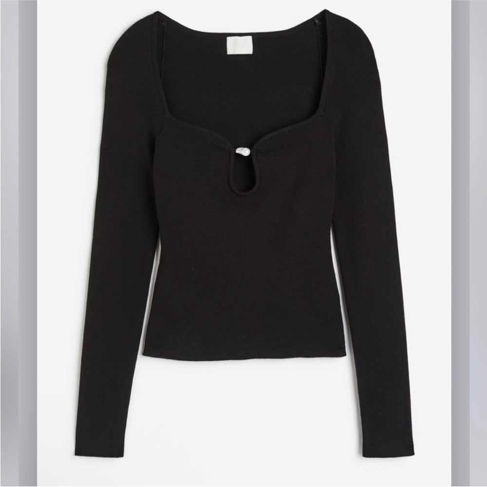 H&M black pearl detail BRAND NEW